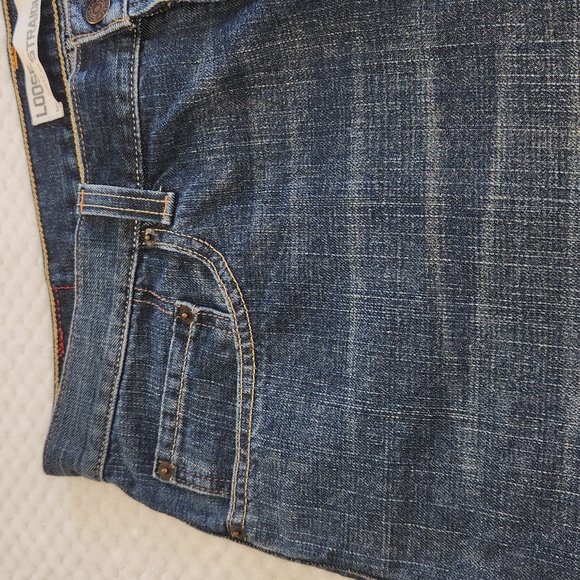 LEVI'S 569 MENS JEANS SIZE W36 L30 WASHED BLUE DENIM - Picture 6 of 9